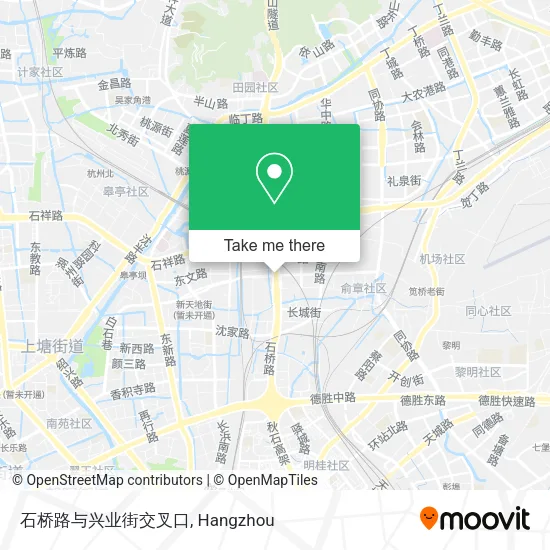 石桥路与兴业街交叉口 map