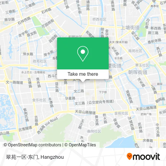 翠苑一区-东门 map