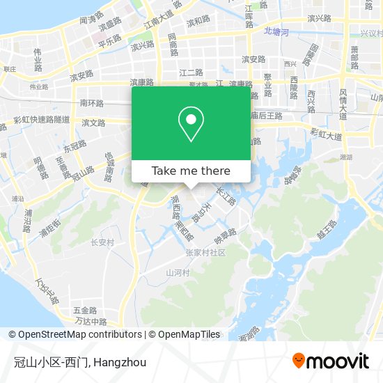 冠山小区-西门 map