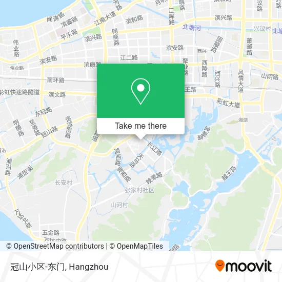 冠山小区-东门 map
