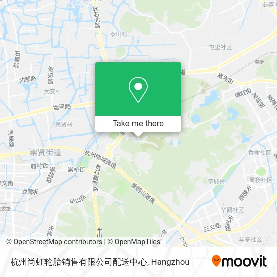 杭州尚虹轮胎销售有限公司配送中心 map