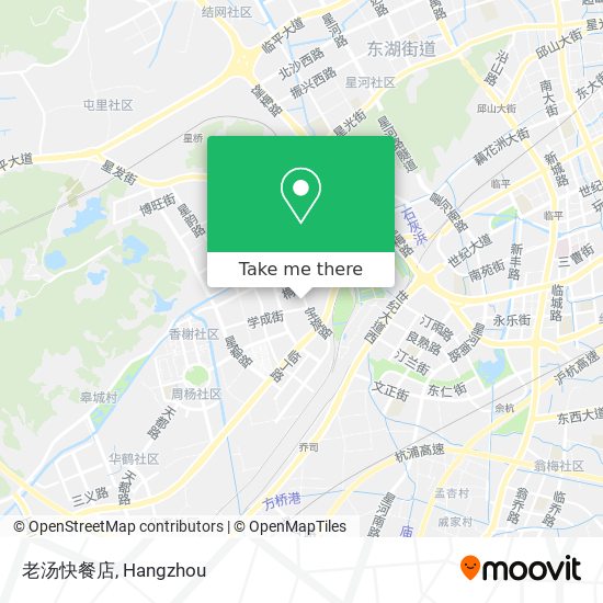 老汤快餐店 map