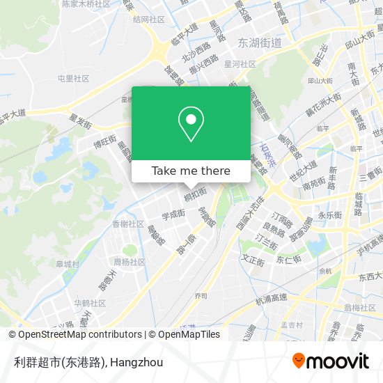利群超市(东港路) map