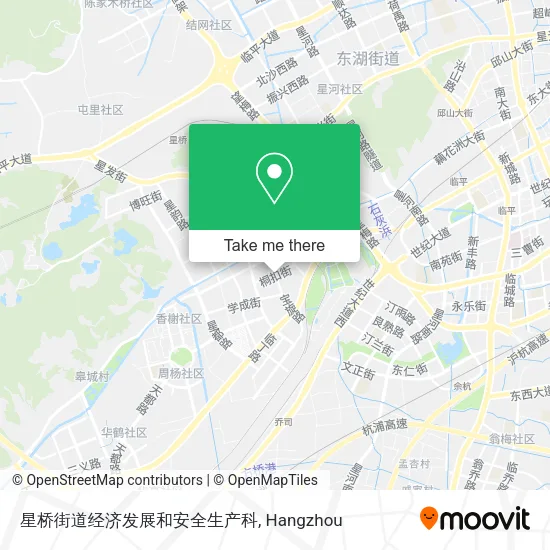 星桥街道经济发展和安全生产科 map