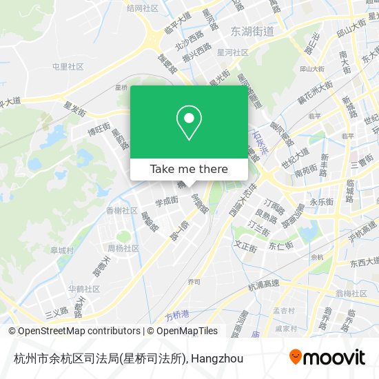 杭州市余杭区司法局(星桥司法所) map