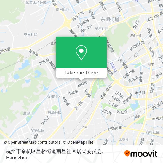 杭州市余杭区星桥街道南星社区居民委员会 map