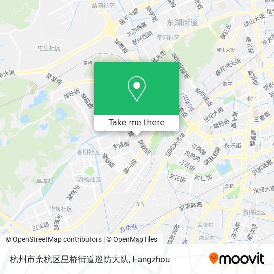 杭州市余杭区星桥街道巡防大队 map