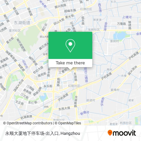 永顺大厦地下停车场-出入口 map