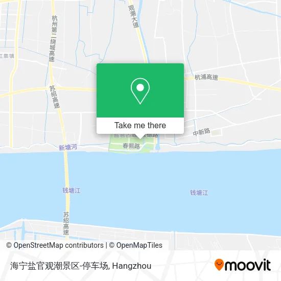 海宁盐官观潮景区-停车场 map