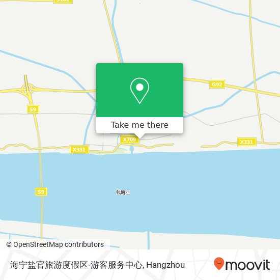 海宁盐官旅游度假区-游客服务中心 map