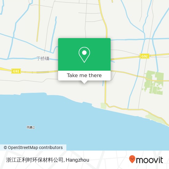 浙江正利时环保材料公司 map