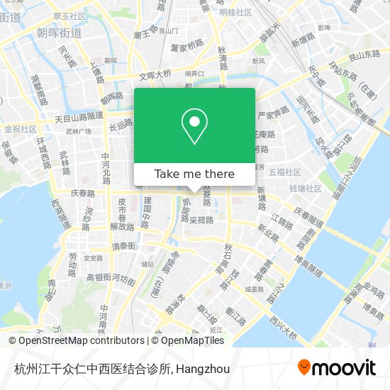 杭州江干众仁中西医结合诊所 map