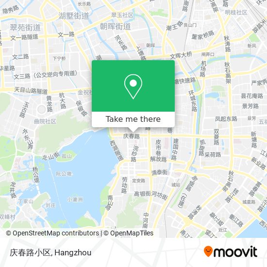 庆春路小区 map