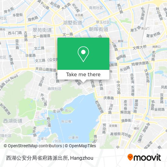 西湖公安分局省府路派出所 map