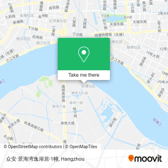 众安·景海湾逸湖居-1幢 map