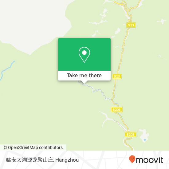 临安太湖源龙聚山庄 map