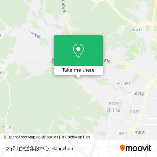 大径山旅游集散中心 map