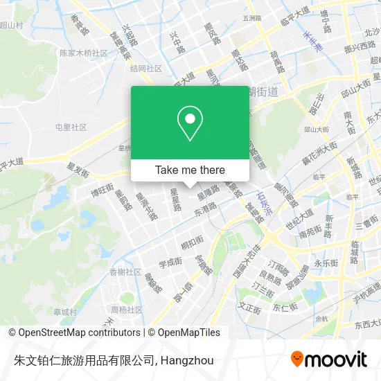 朱文铂仁旅游用品有限公司 map