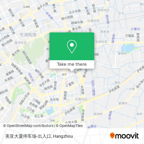 美亚大厦停车场-出入口 map