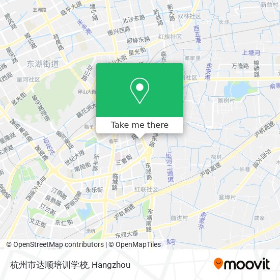 杭州市达顺培训学校 map