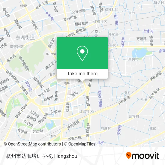 杭州市达顺培训学校 map