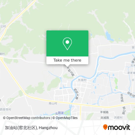 加油站(窑北社区) map
