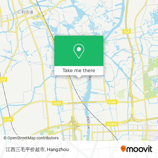 江西三毛平价超市 map