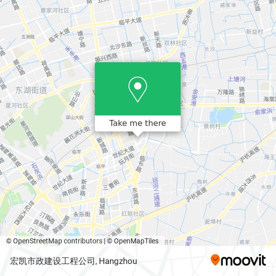 宏凯市政建设工程公司 map