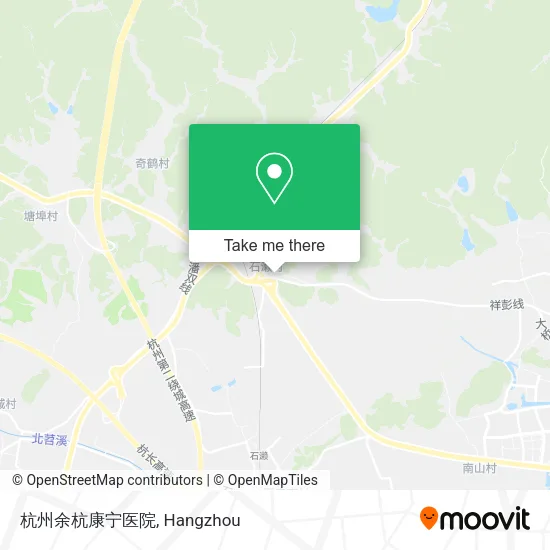 杭州余杭康宁医院 map