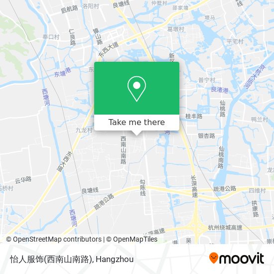怡人服饰(西南山南路) map