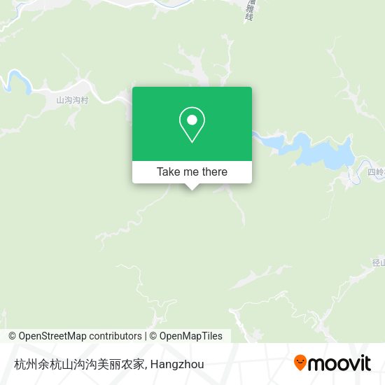杭州余杭山沟沟美丽农家 map