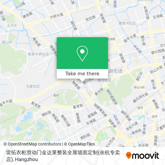 雷拓衣柜滑动门金达莱整装全屋墙面定制(余杭专卖店) map