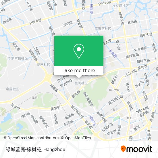 绿城蓝庭-橡树苑 map