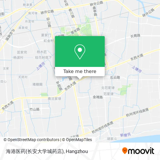 海港医药(长安大学城药店) map