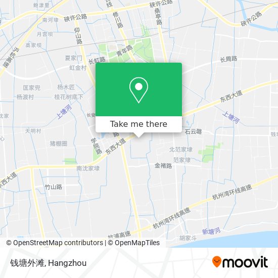 钱塘外滩 map