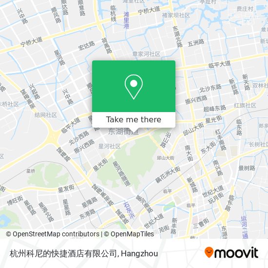 杭州科尼的快捷酒店有限公司 map
