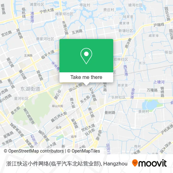 浙江快运小件网络(临平汽车北站营业部) map