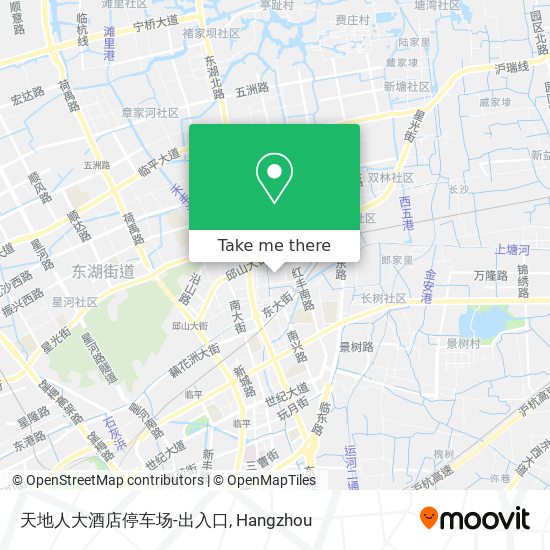 天地人大酒店停车场-出入口 map