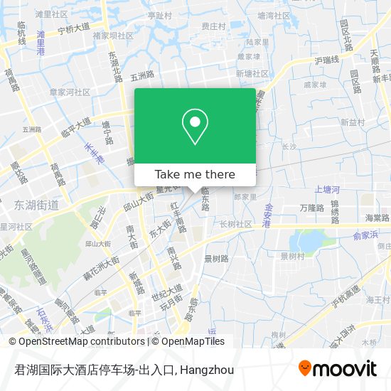 君湖国际大酒店停车场-出入口 map