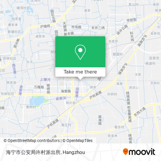 海宁市公安局许村派出所 map