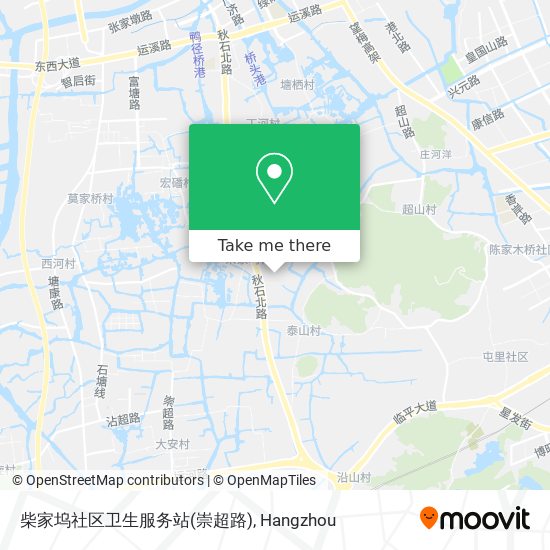 柴家坞社区卫生服务站(崇超路) map