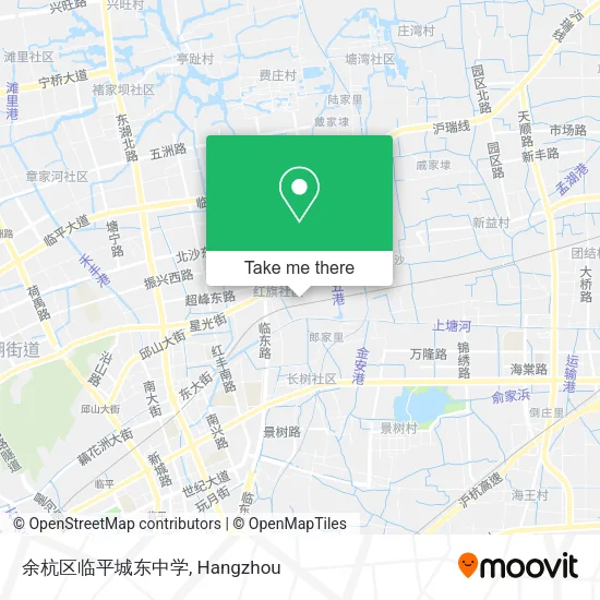 余杭区临平城东中学 map