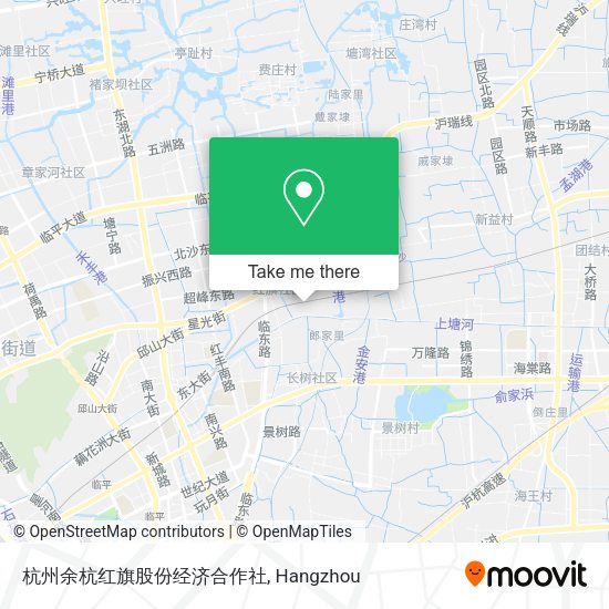 杭州余杭红旗股份经济合作社 map