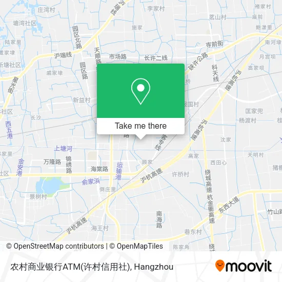农村商业银行ATM(许村信用社) map