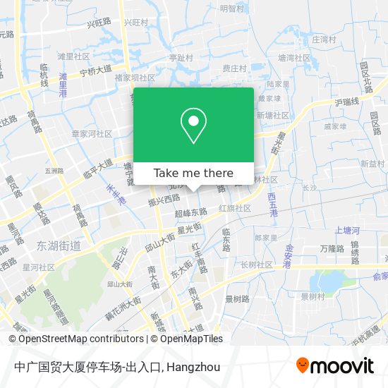 中广国贸大厦停车场-出入口 map