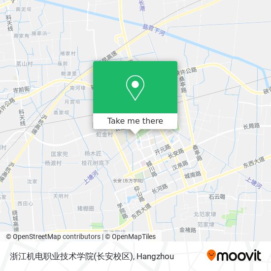 浙江机电职业技术学院(长安校区) map