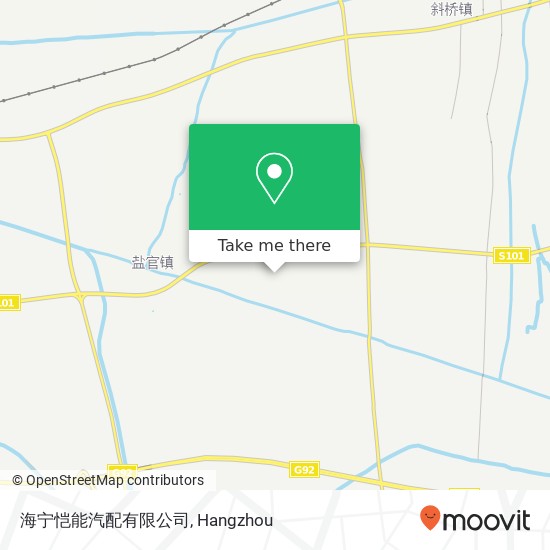 海宁恺能汽配有限公司 map