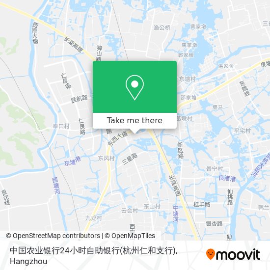 中国农业银行24小时自助银行(杭州仁和支行) map