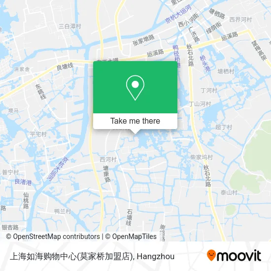 上海如海购物中心(莫家桥加盟店) map