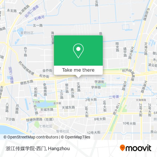 浙江传媒学院-西门 map